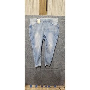 Terry Sky High Rise Skinny‎ Pull On Jeggings Size 2X (24W-26W)